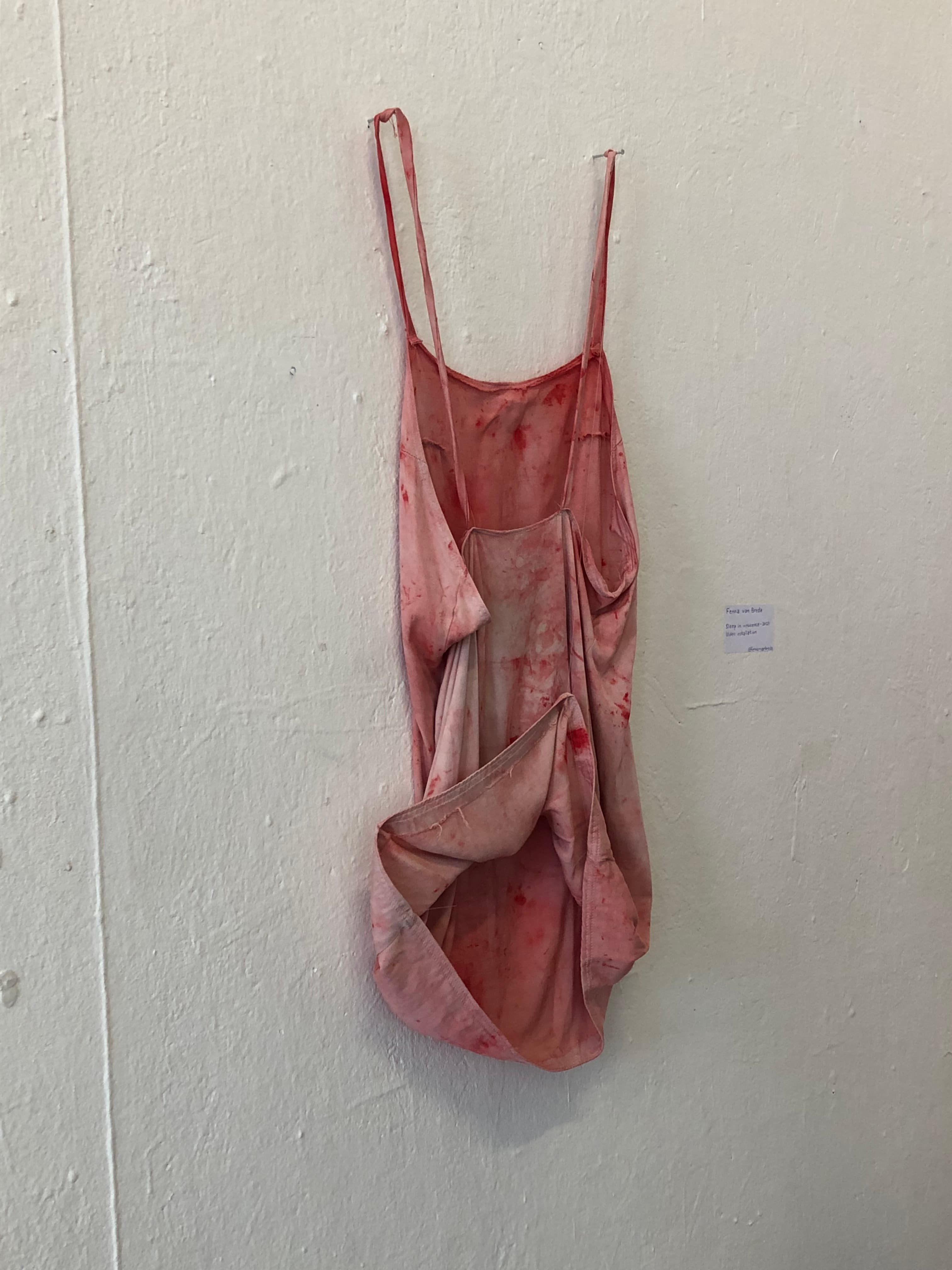 image of dress hanging on the wall