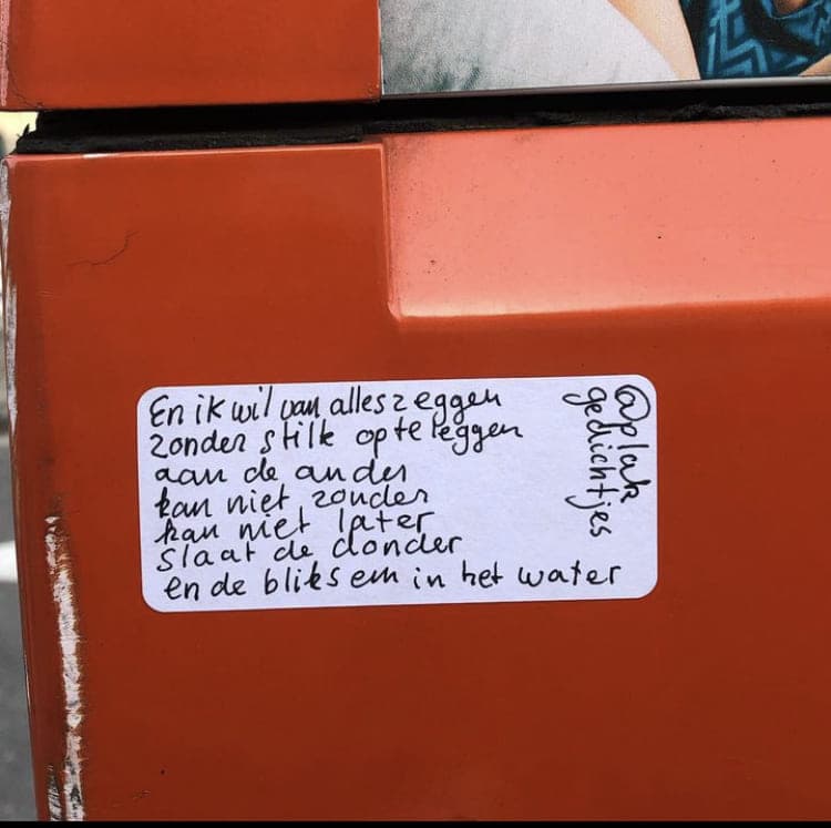 poem on postbox
